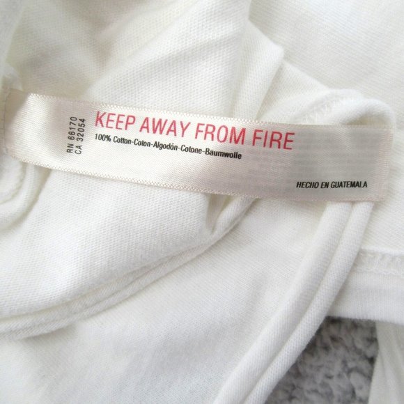 Free People Movement Logo Graphic Tank Top Womens Size Medium White NEW - Picture 7 of 8